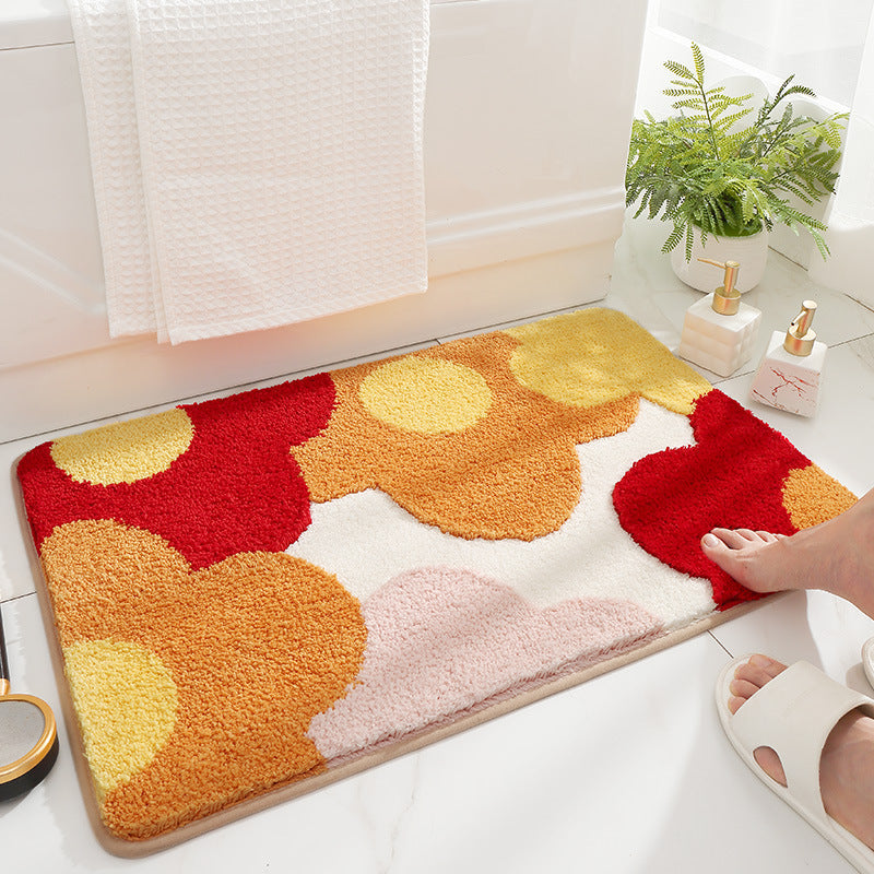 Modern Minimalist Bathroom Water-absorbing Non-slip Mat