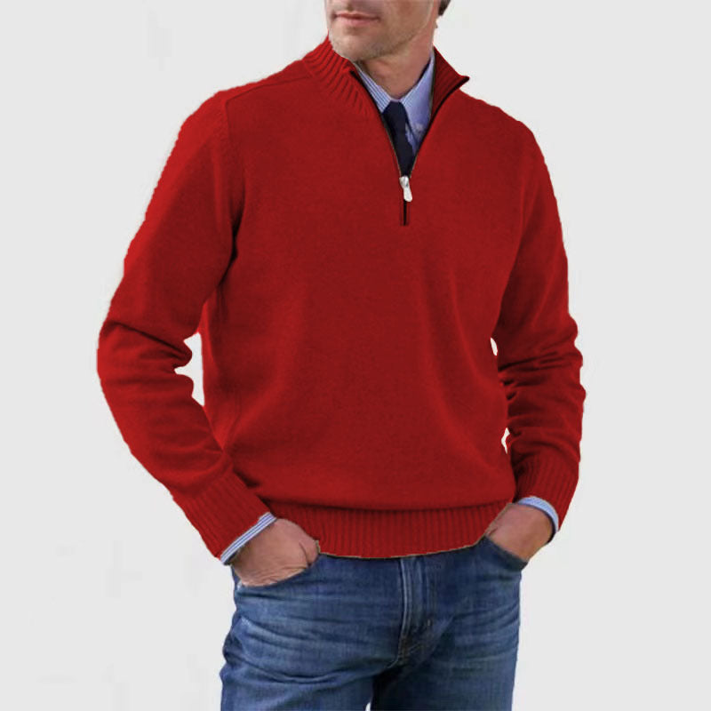 Men's Knitwear Zipper Pullover