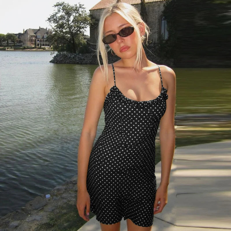 Polka Dot Cami Mini Dress