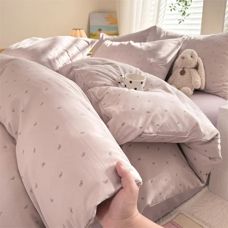 New Single Duvet Cover Super Soft Wash Soft Waxy Cloud Cotton Single Quilt Cover Printed Bedding 150x200 180x220 200x230 220x240