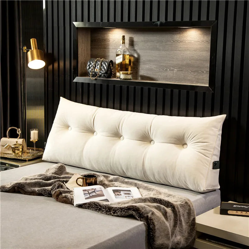 Removable Headboard Pillow Triangle Cushion Backrest  Daybed Comfort Rest Waist Cushion Wedge Sleeping Pillow Bedroom Pillows