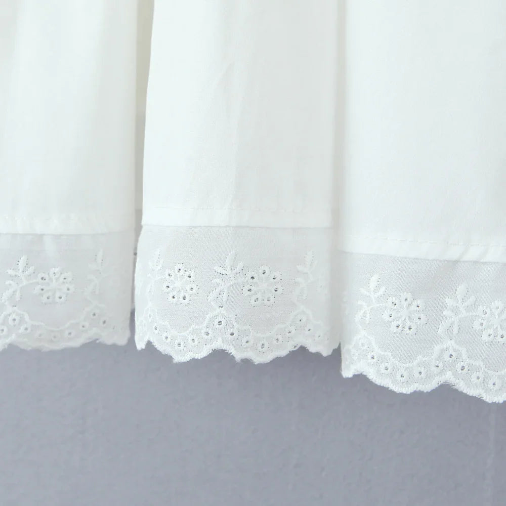 White Corset Bodice Mini Dress