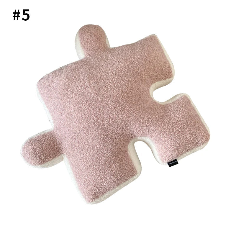 Fashion filling creative puzzle shaped pillow can be spliced with cushion, pillow, baby floor crawl game pad, home decoration