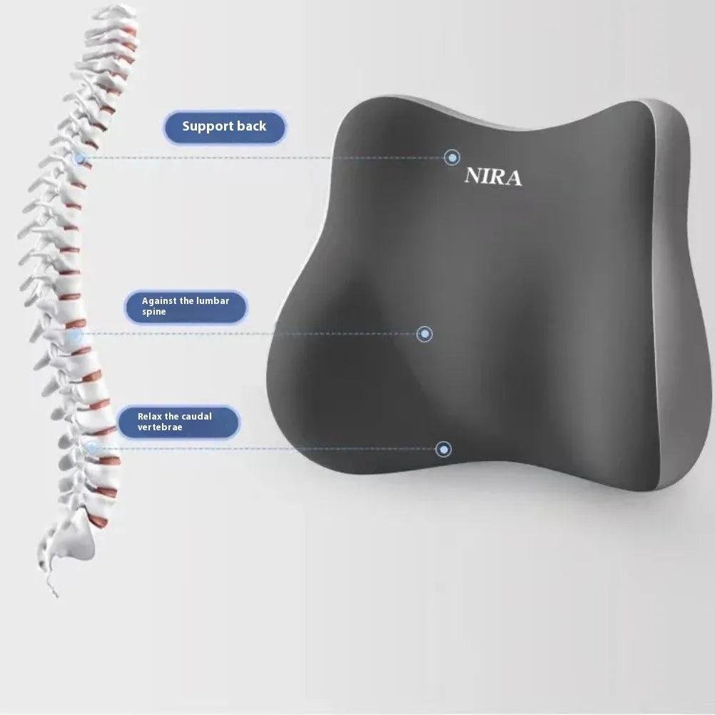 Memory Sponge Waist Pad Office Chairs Lumbar Cushions Sedentary Cushion Car Lumbar Pad Decorative Sofa Cushions Christmas Gift