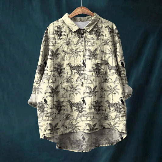 Printed Floral Blouse