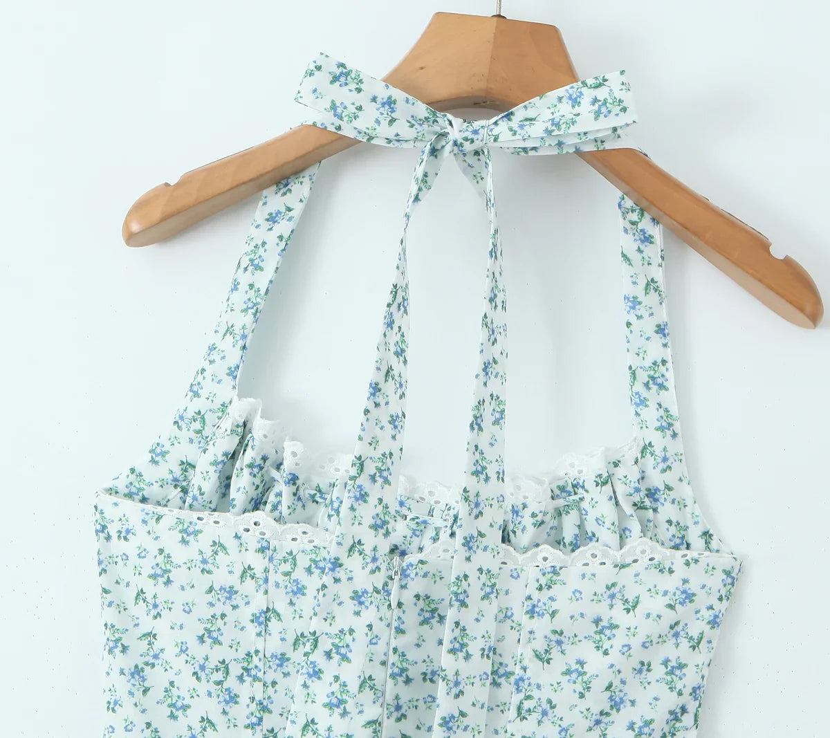 Halter Corset Midi Dress