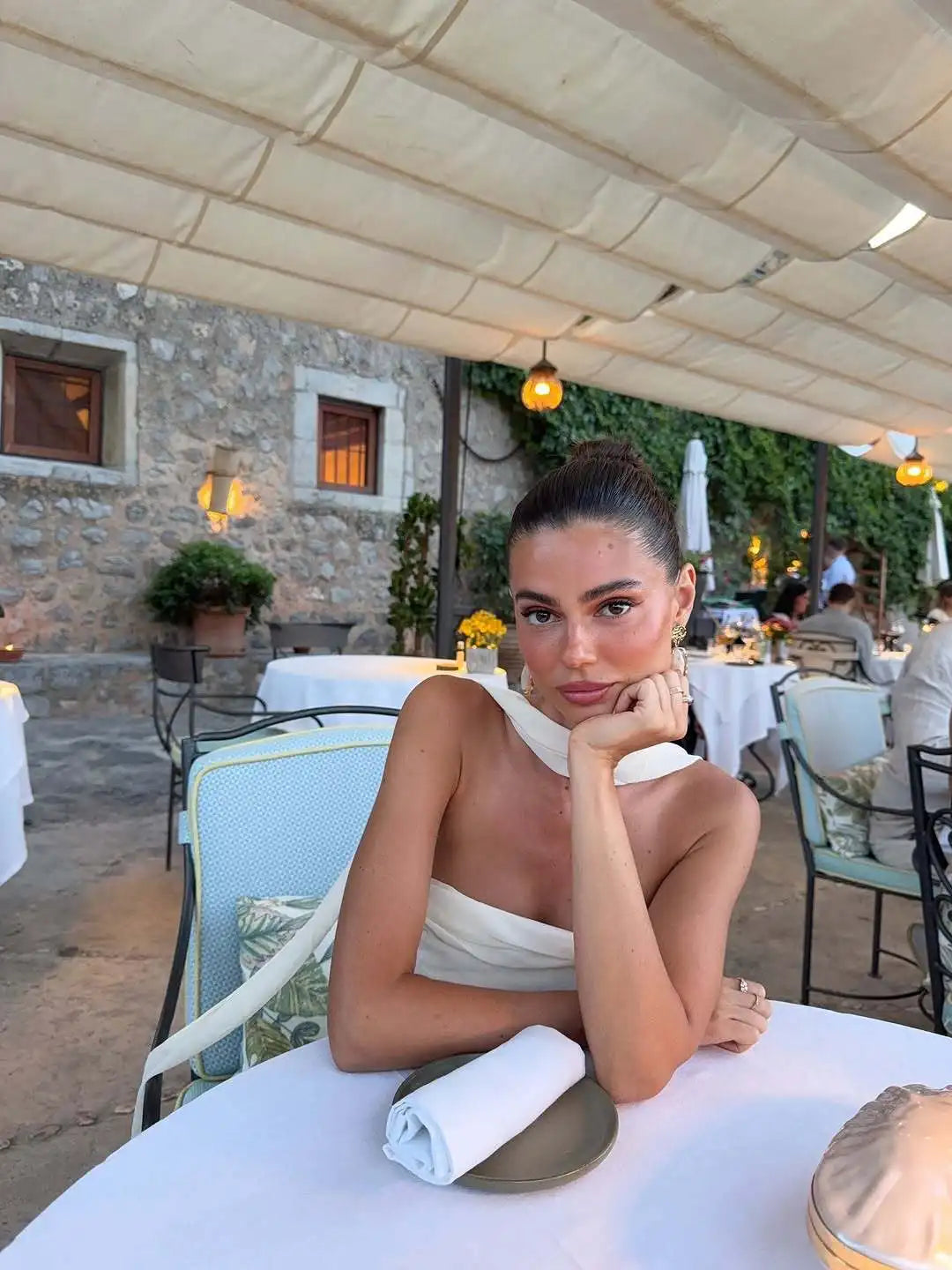 Ruffles Wrapped Tube Cut Out Mini Dress