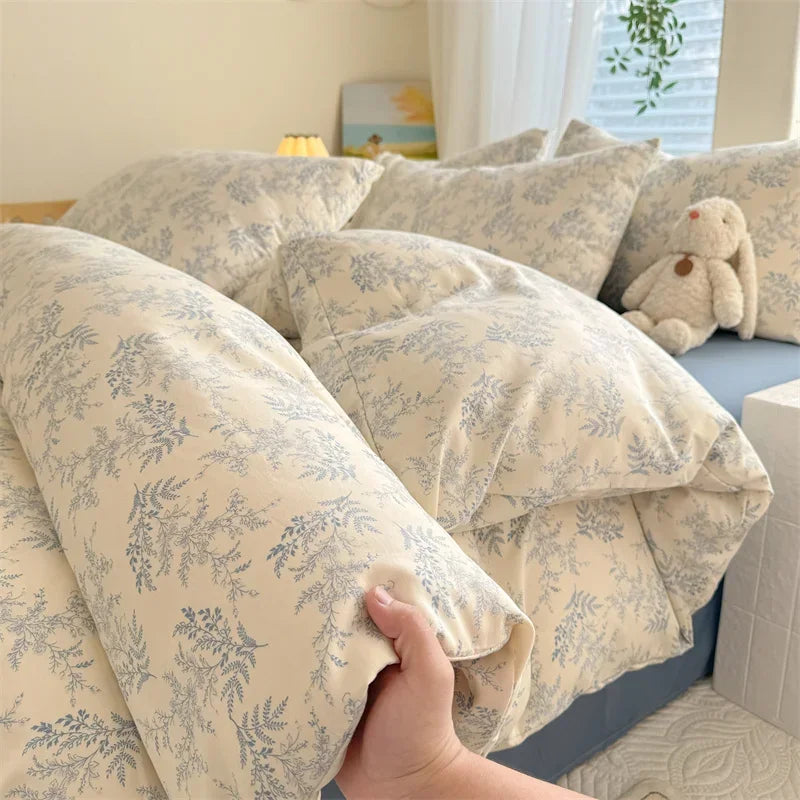 New Single Duvet Cover Super Soft Wash Soft Waxy Cloud Cotton Single Quilt Cover Printed Bedding 150x200 180x220 200x230 220x240