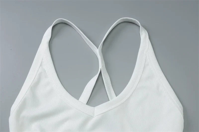 Solid Racer Back Tank Midi Dress