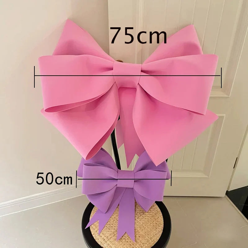 Christmas Decoration Big Bow EVA Shop Display Wedding Arch Birthday Party Festivity Occasion Car Decor Giant Bow DIY Material