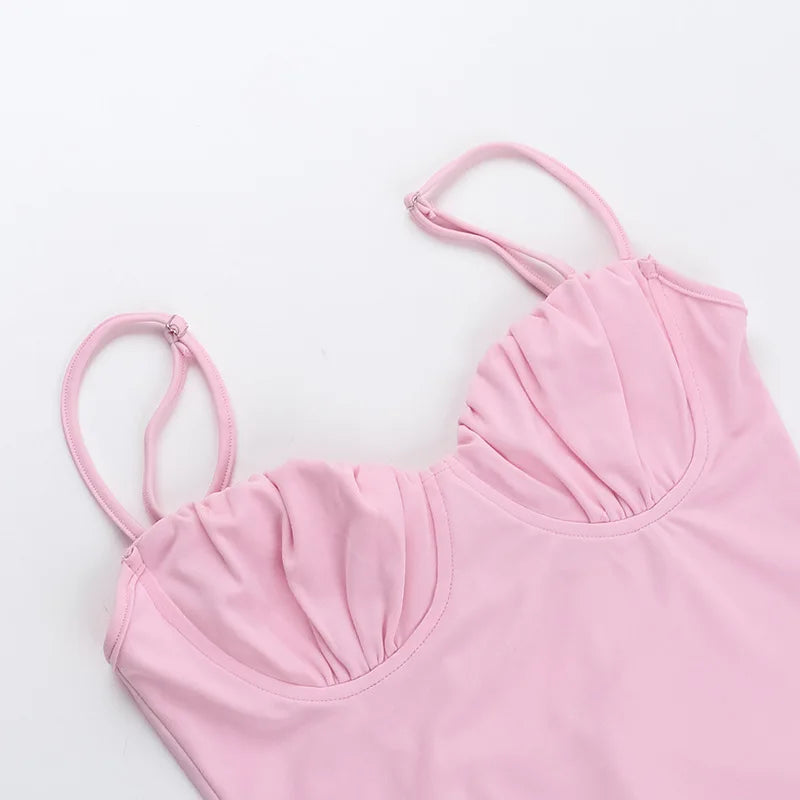 Solid Cami Mini Dress