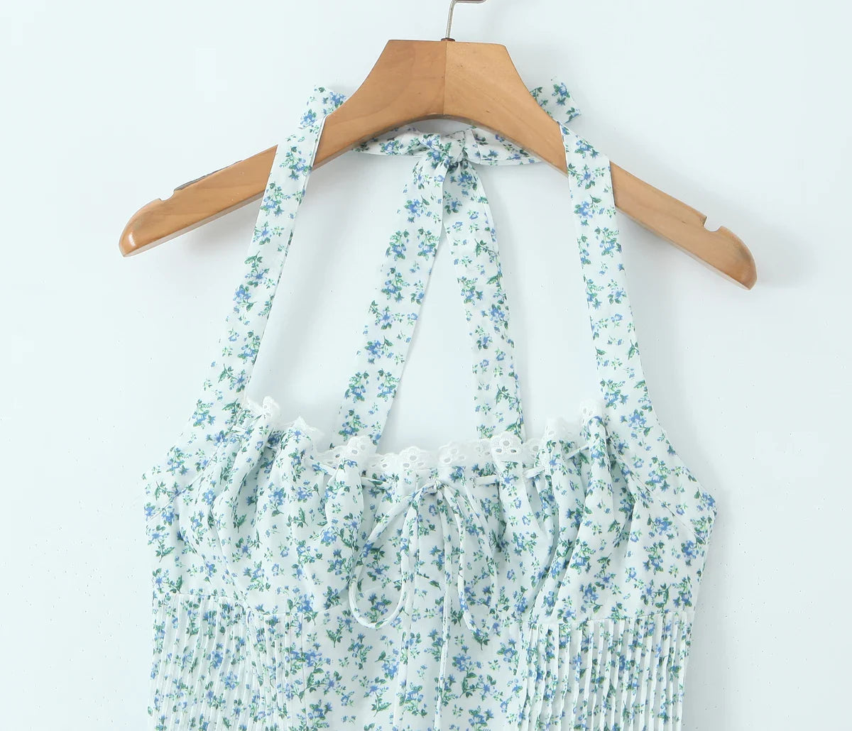 Halter Corset Midi Dress