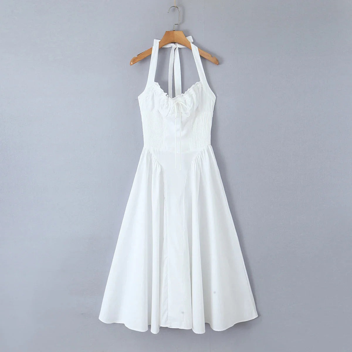 Halter Corset Midi Dress