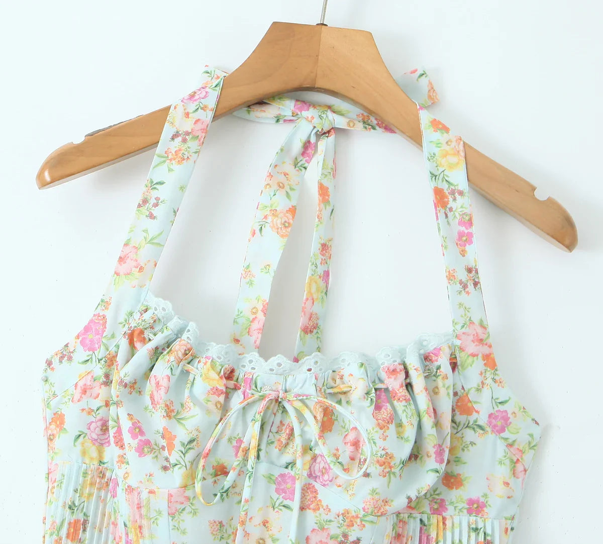 Halter Corset Midi Dress