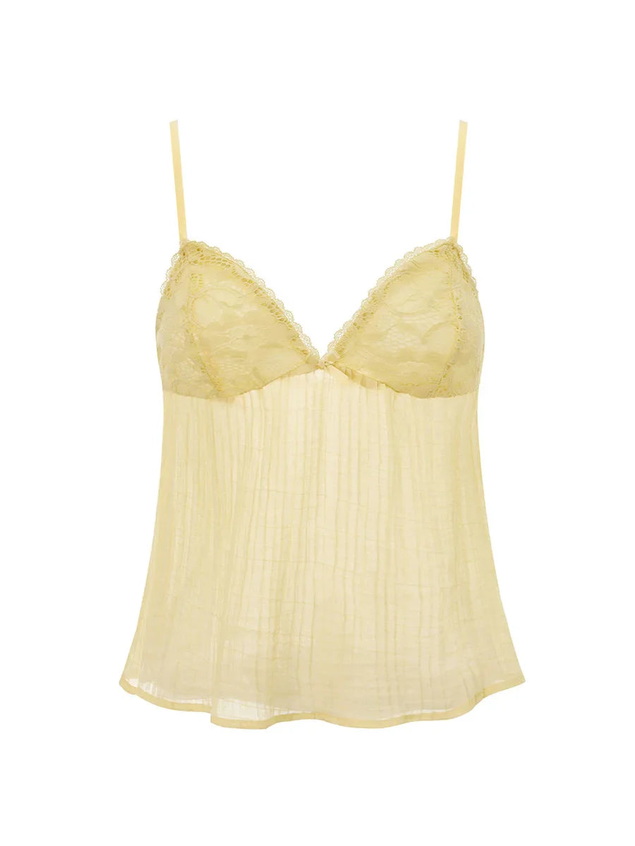 Sheer Cami Lace Top