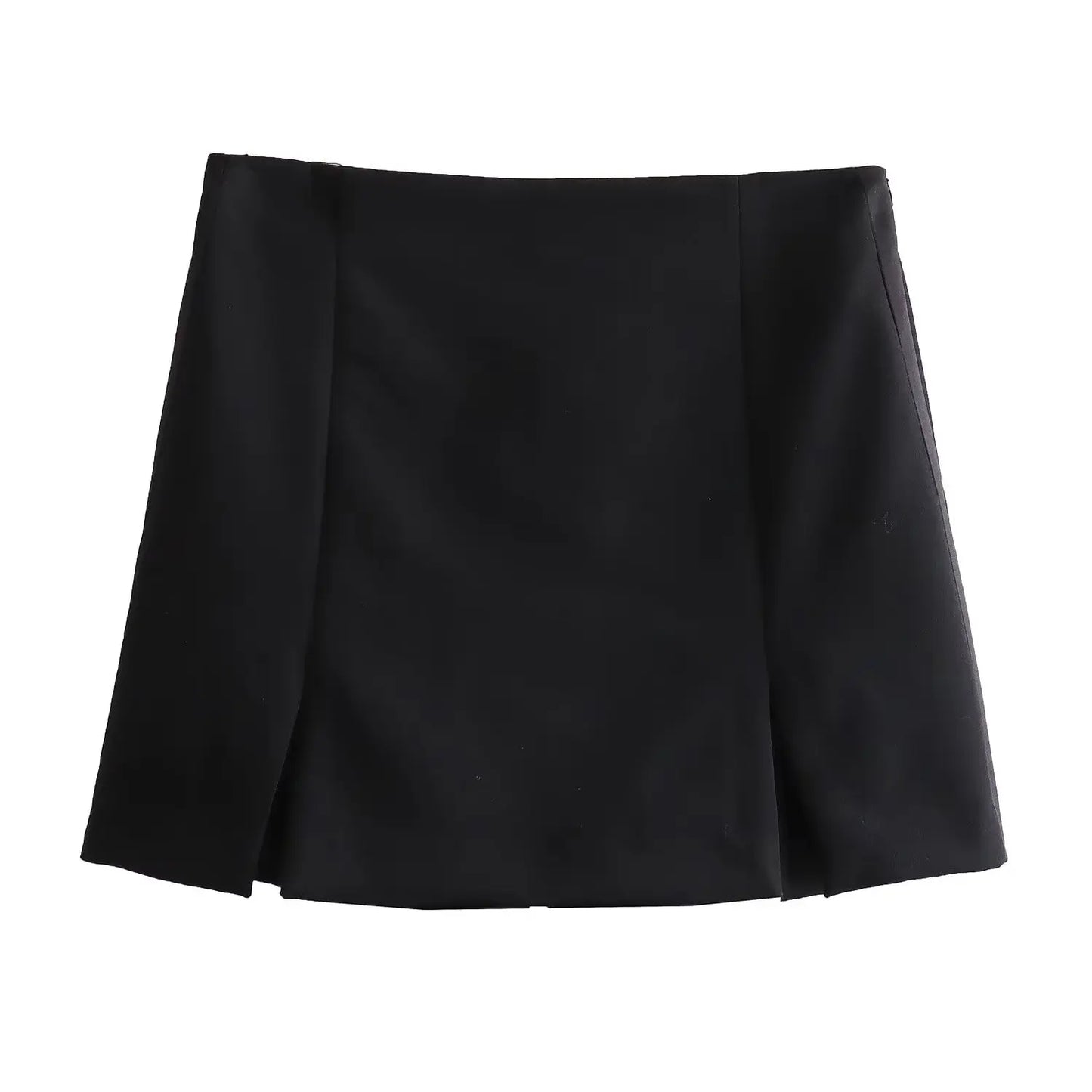 Tight Corset Top and High Waist A-line Slim Fit Short Skirt Set