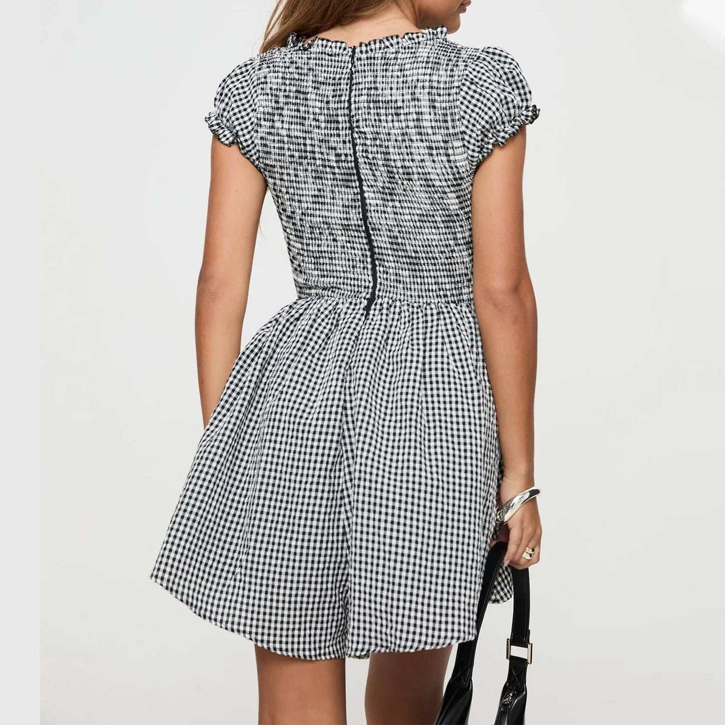 Short Sleeve Baby-doll Playsuit