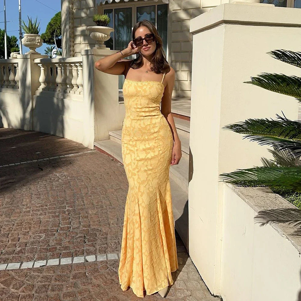 Cami Open Back Lace Up Floral Maxi Dress