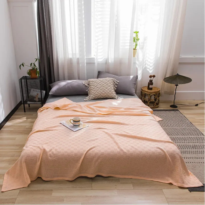 Advanced Pure Cotton Gauze Towel Quilt Single Double Summer Thin Towel Blanket