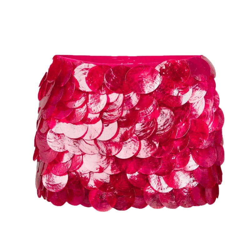 Sequin Mini Skirt â€?A-Line Sparkle Look