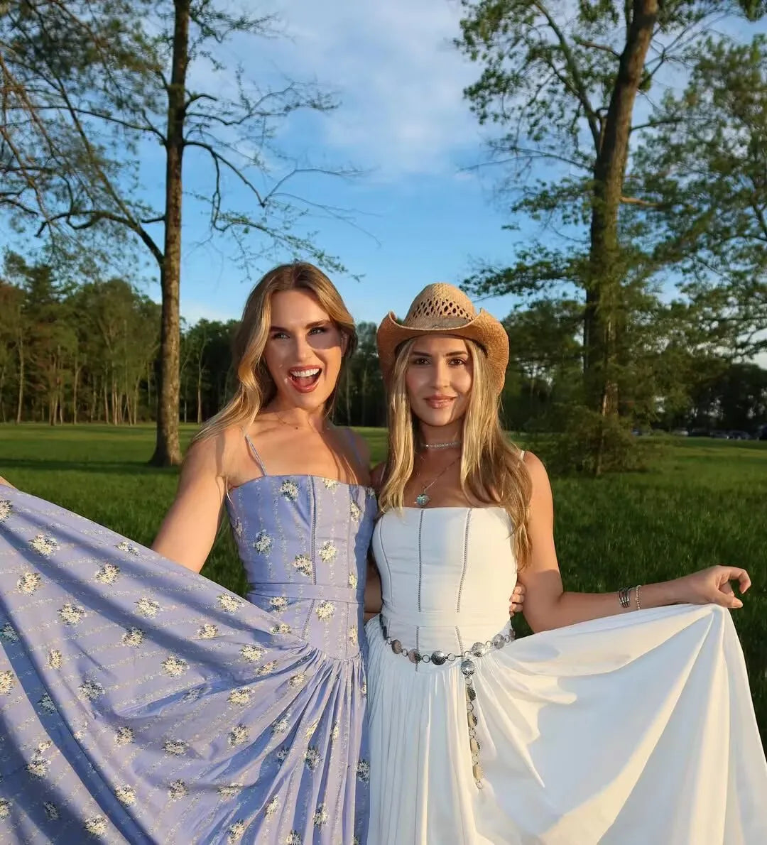 Purple Pleated Floral Print Strap Maxi Dress