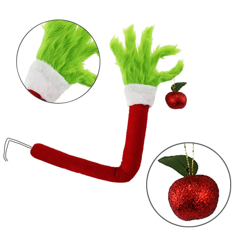 Christmas Tree Decorations New Doll Green Fur Monster Arm Doll Elf Decorations Christmas Tree Decorations Room Tree Decor Cute