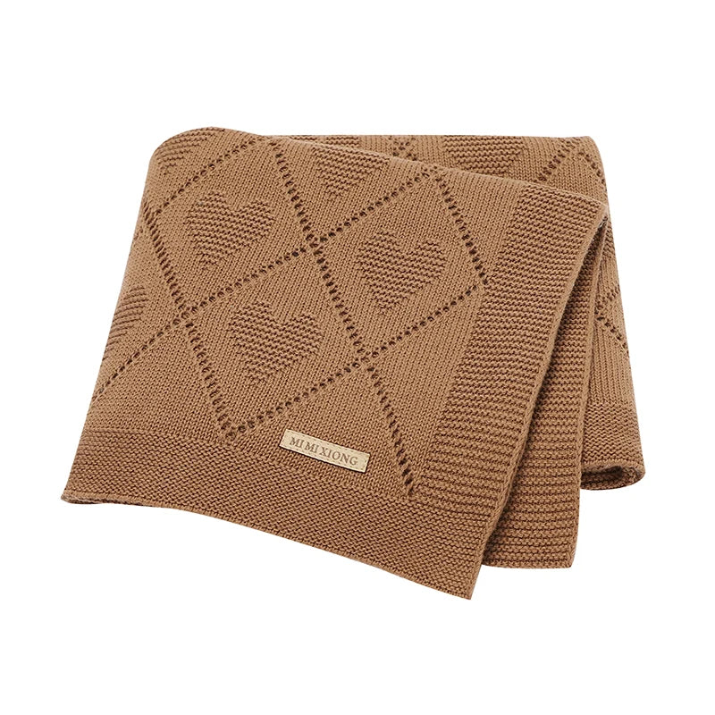 Baby Blankets Super Soft Neworn Infant Babies Boys Girls Cotton Knit Sleep Quilts Covers for Stroller 90*70cm Kids Throwing Mats