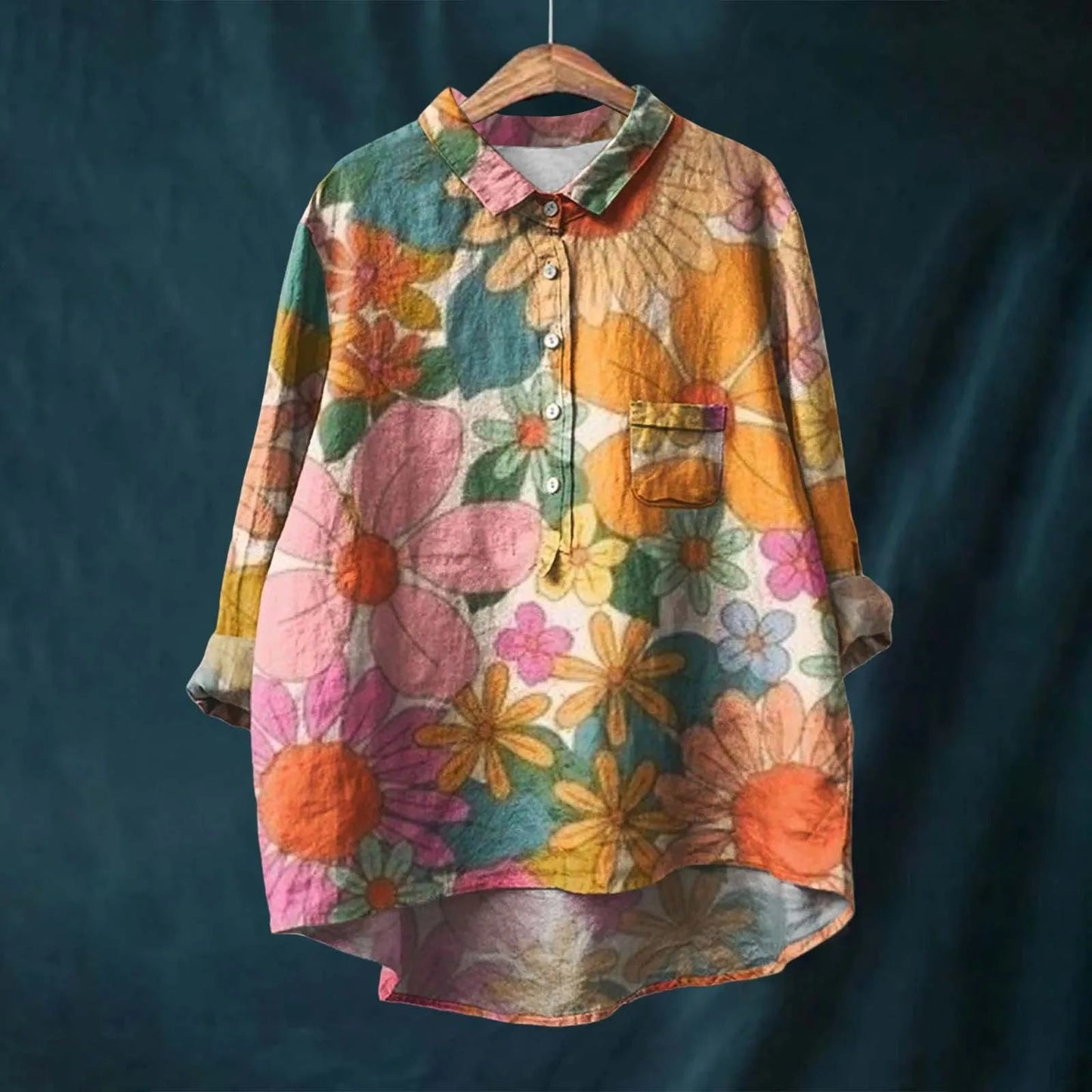 Printed Floral Blouse