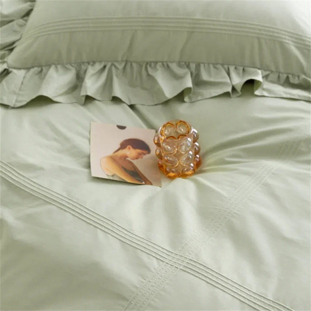 600TC Bedding Set Egyptian Cotton Duvet Cover Set Queen King Size Bedlinens Sheet Underwear