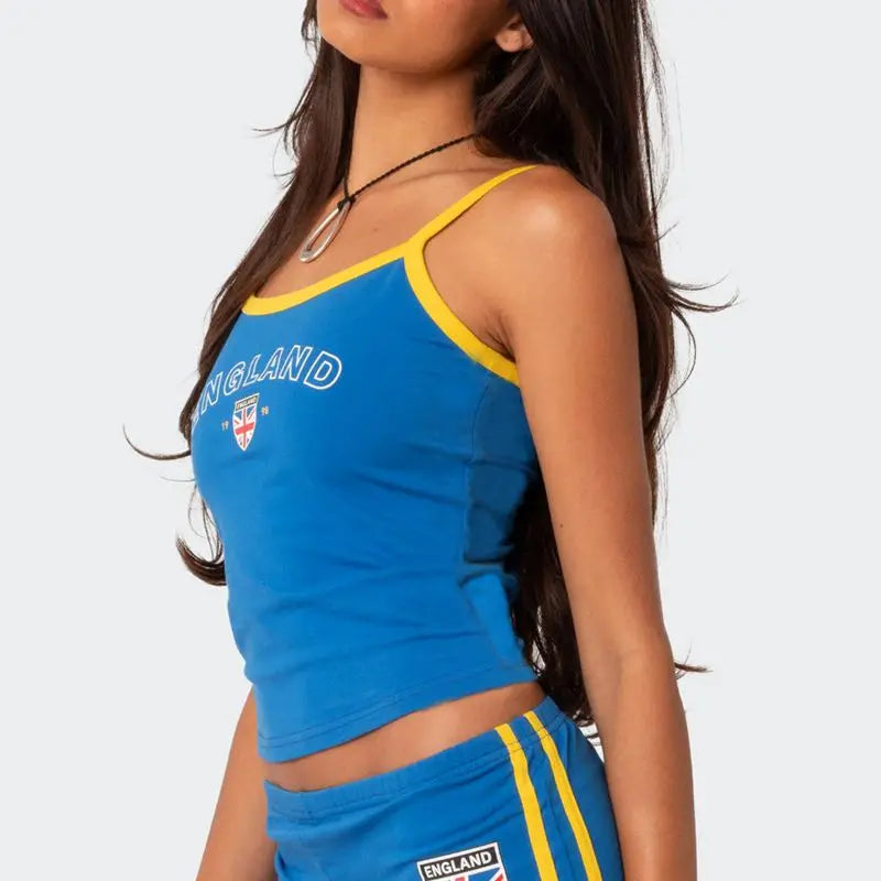 Country Flag Graphic Tank Top - Global Style
