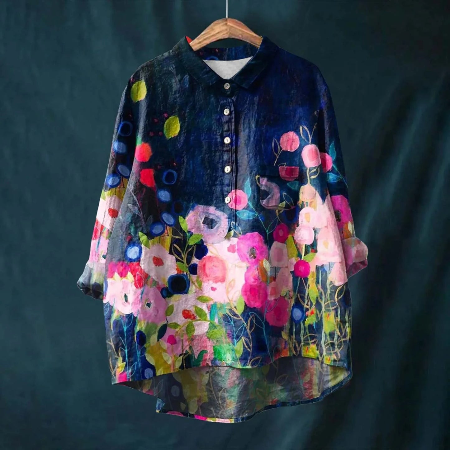 Printed Floral Blouse
