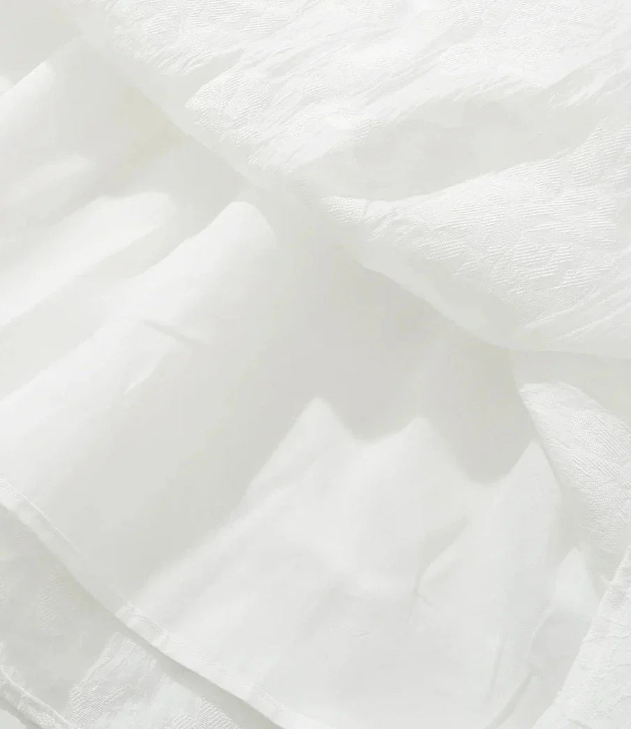 Jacquard Corset Strap Mini Dress