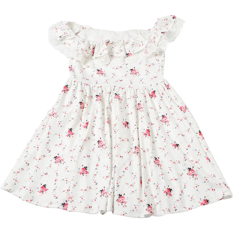 Off Shoulder Floral Printed Mini Dress