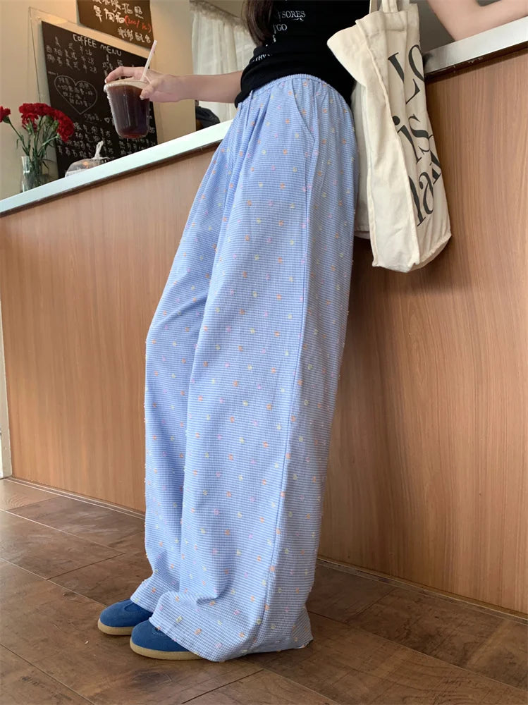 Printed Drawstring Cargo Pants