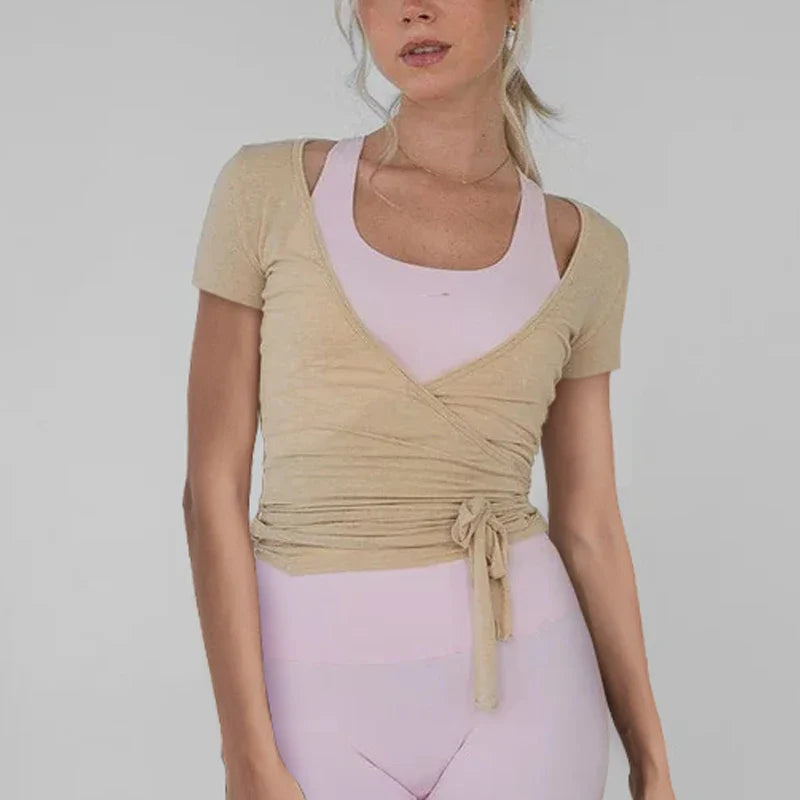 Wrap Around Tie Up Top And Pants Set