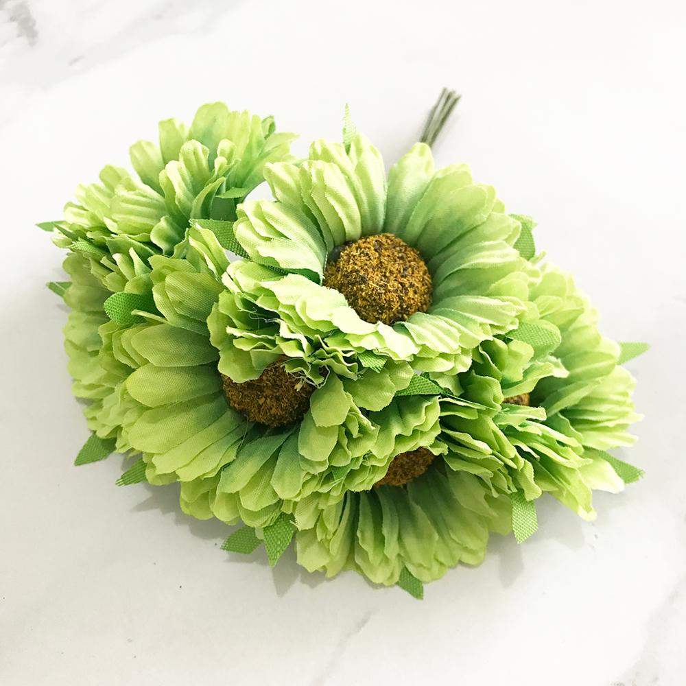 6/10/12/24/200pcs Mixed Green Plant Flower Cherry Stamen Berries Bundle DIY Christmas Wedding Cake Gift Box Wreaths Decor