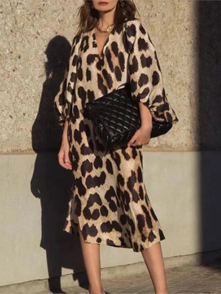Leopard Print Dress