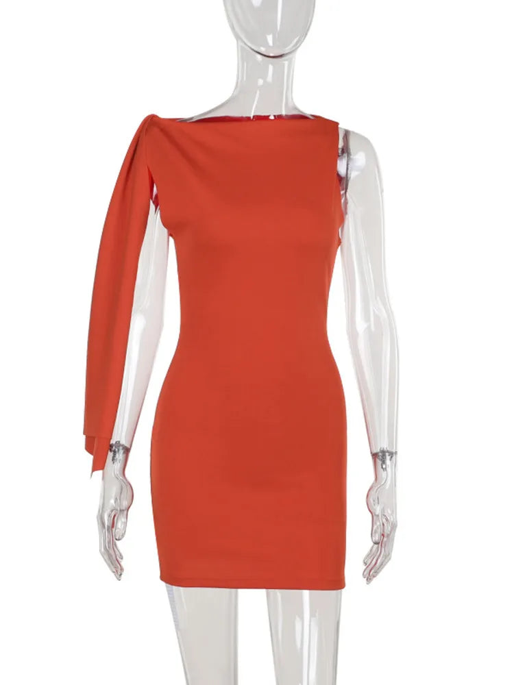Sleeveless Tie Up Sleeve Mini Bodycon Dress