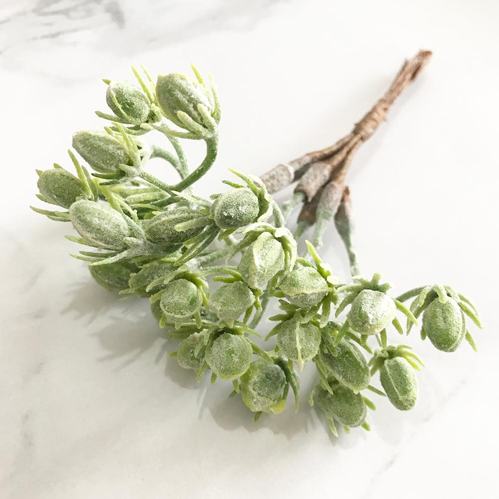 6/10/12/24/200pcs Mixed Green Plant Flower Cherry Stamen Berries Bundle DIY Christmas Wedding Cake Gift Box Wreaths Decor