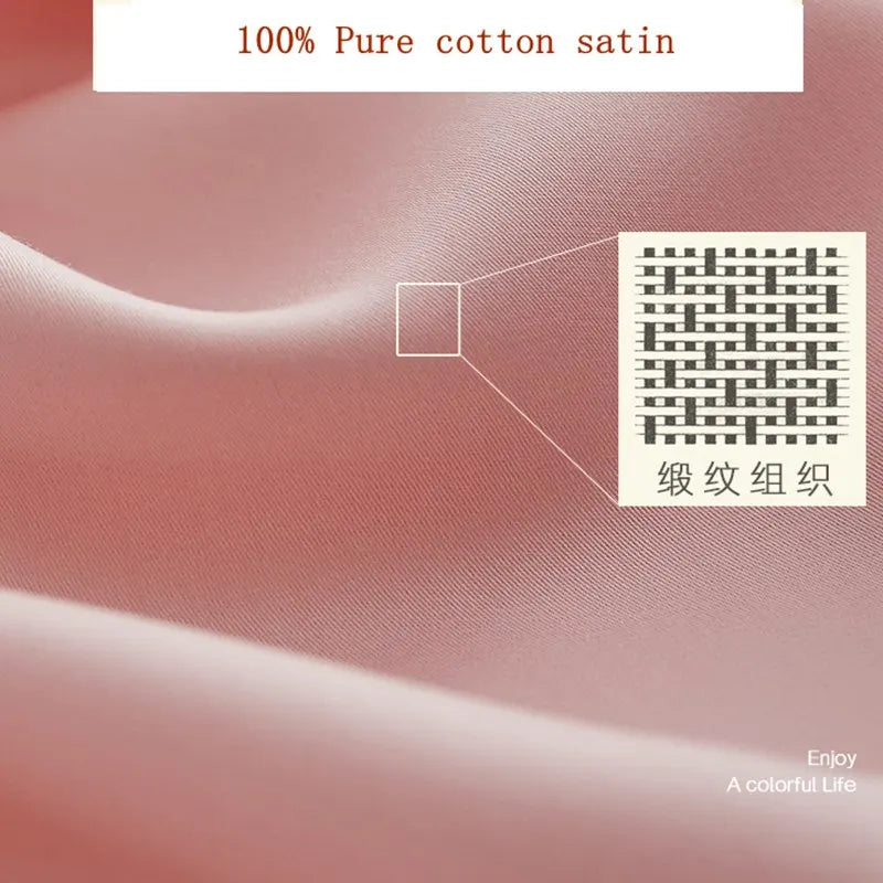 Pure Cotton Large Pillowcase 60x80 Hotel Soft and Comfortable Multicolored Optional Home Essential Pillow Cover with Zipper