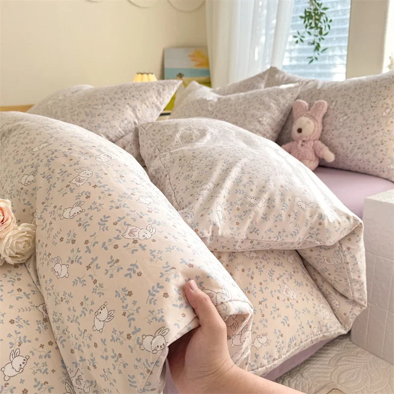 New Single Duvet Cover Super Soft Wash Soft Waxy Cloud Cotton Single Quilt Cover Printed Bedding 150x200 180x220 200x230 220x240