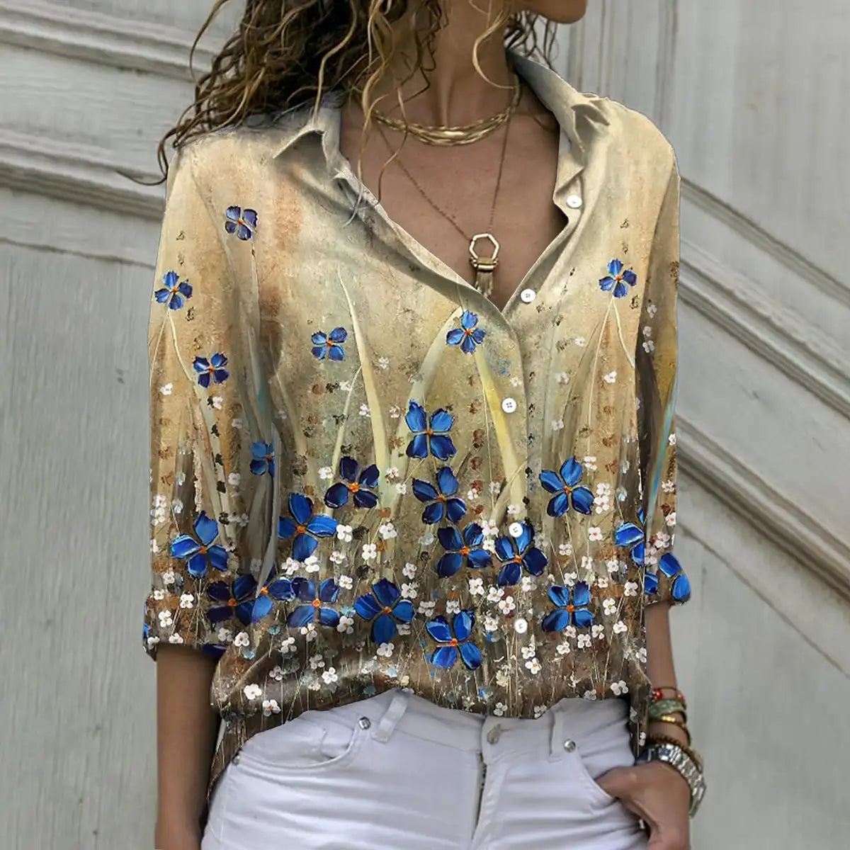Casual Printed Blouse