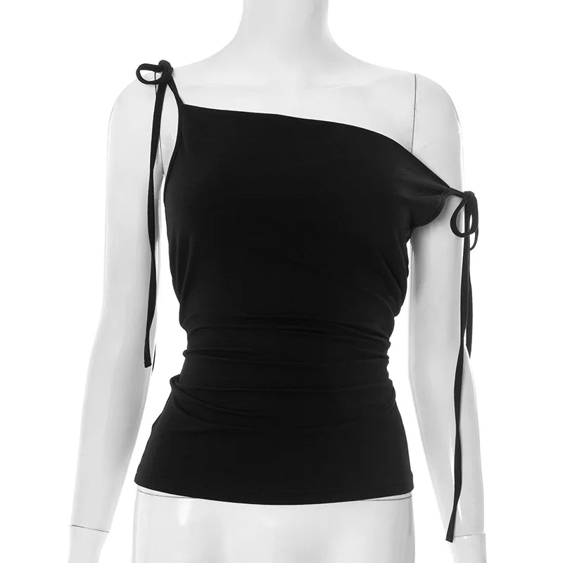 Tie Up String Cami Top