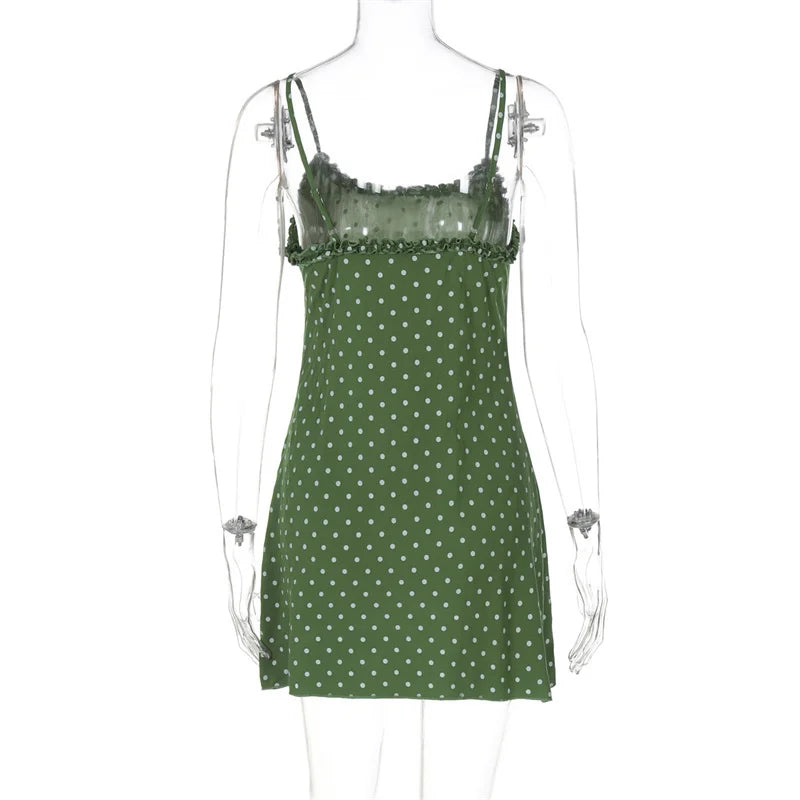 Polka Dot Cami Mini Dress