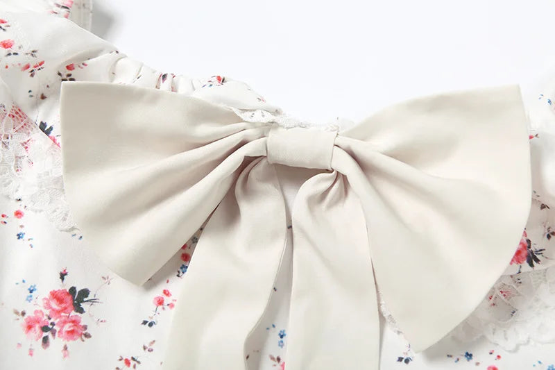 Off Shoulder Floral Printed Mini Dress