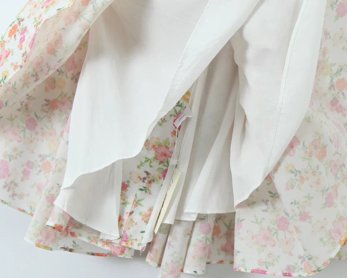 Floral Halter Mini Dress