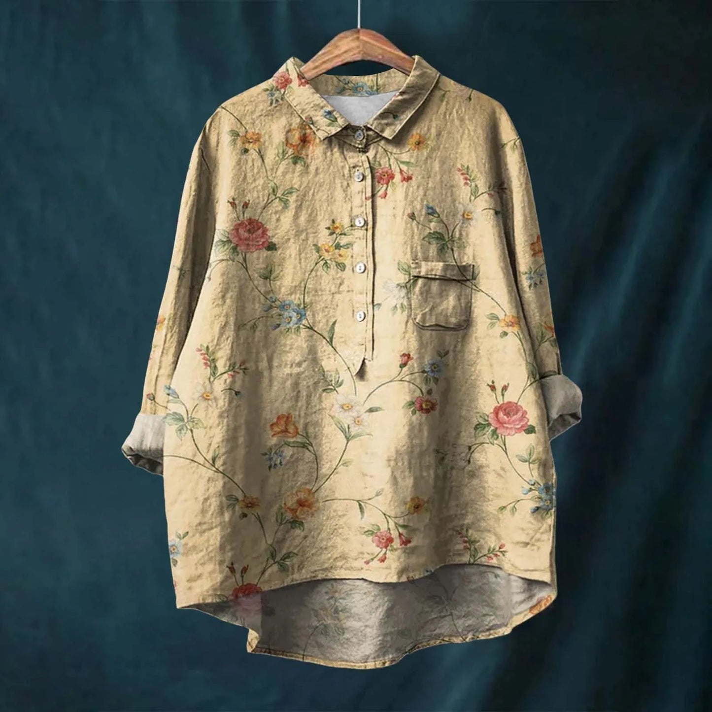 Printed Floral Blouse