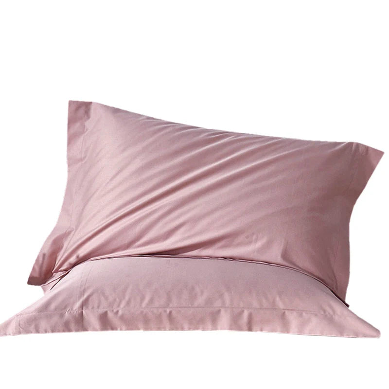 2pcs Simple Pure Cotton Large Pillowcase 60x80 Hotel Special Soft and Comfortable Gray and White Optional Home Essential