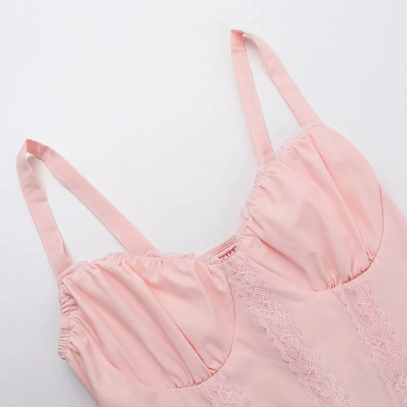 Strappy Ruched Large Bow Mini Dress