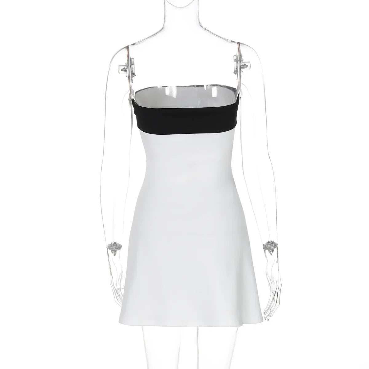 Strapless Turned Mini Dress